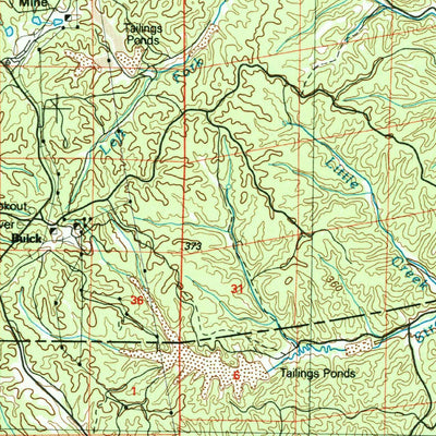 United States Geological Survey Rolla, MO (1986, 100000-Scale) digital map