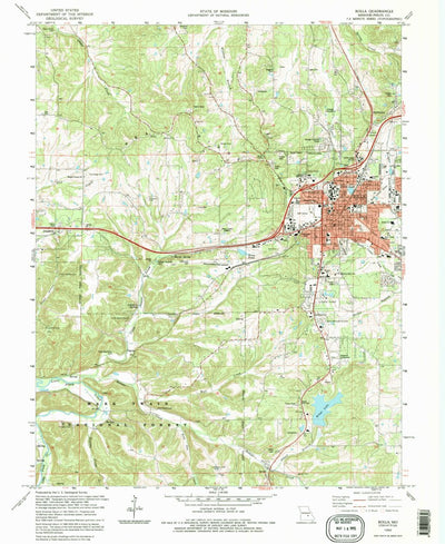 United States Geological Survey Rolla, MO (1992, 24000-Scale) digital map