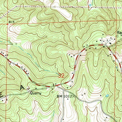United States Geological Survey Rolla, MO (1992, 24000-Scale) digital map