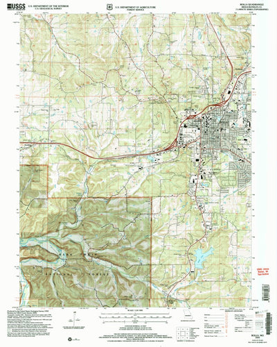 United States Geological Survey Rolla, MO (2004, 24000-Scale) digital map