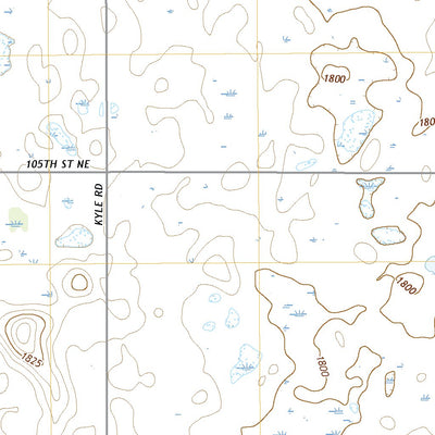 United States Geological Survey Rolla NE, ND (2020, 24000-Scale) digital map