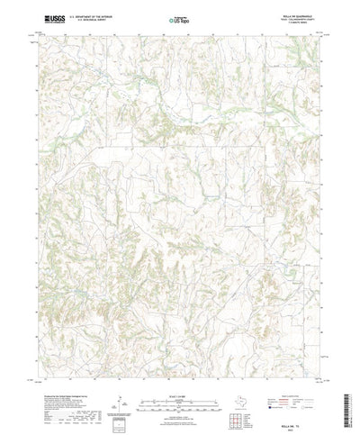 United States Geological Survey Rolla SW, TX (2023, 24000-Scale) digital map