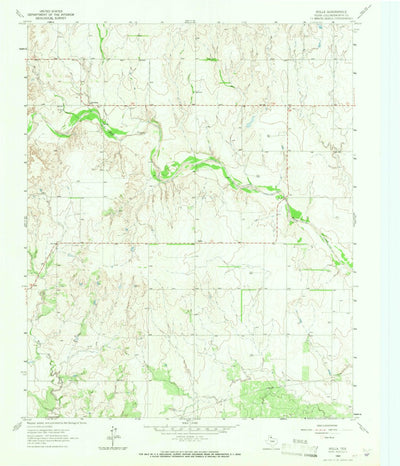 United States Geological Survey Rolla, TX (1964, 24000-Scale) digital map