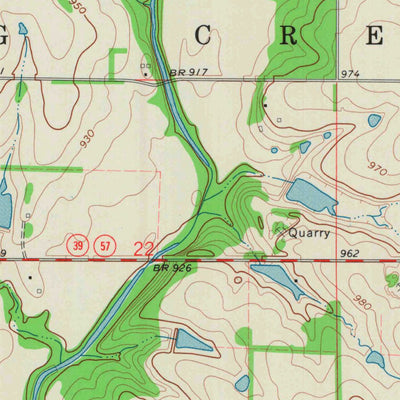 United States Geological Survey Rollin, KS (1973, 24000-Scale) digital map