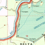 United States Geological Survey Rolling Fork East, MS (2000, 24000-Scale) digital map