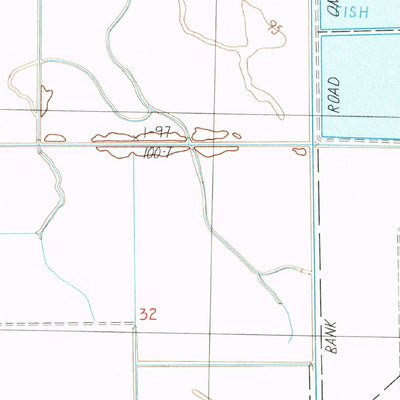 United States Geological Survey Rolling Fork West, MS (1988, 24000-Scale) digital map