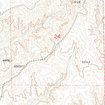 United States Geological Survey Rolling Pin Ranch, WY (1953, 24000-Scale) digital map