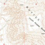 United States Geological Survey Rolling Pin Ranch, WY (1953, 24000-Scale) digital map