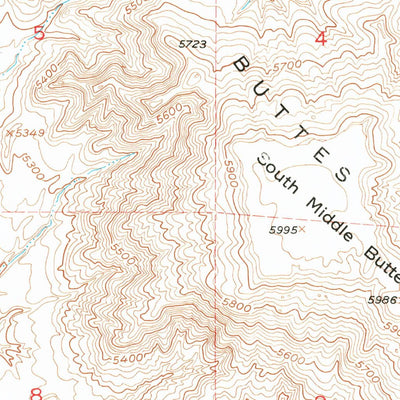 United States Geological Survey Rolling Pin Ranch, WY (1953, 24000-Scale) digital map