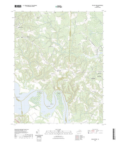 United States Geological Survey Rollins Fork, VA (2022, 24000-Scale) digital map