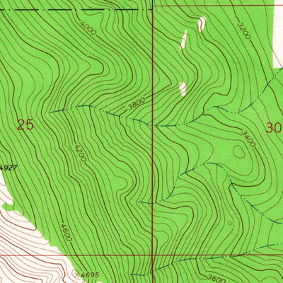 United States Geological Survey Rollins, MT (1964, 24000-Scale) digital map