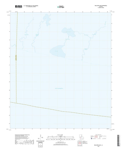 United States Geological Survey Rollover Lake, LA (2020, 24000-Scale) digital map