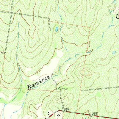 United States Geological Survey Roma-Los Saenz West, TX (1965, 24000-Scale) digital map