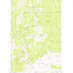 United States Geological Survey Roman Nose, ID (1967, 24000-Scale) digital map