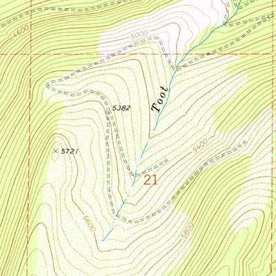 United States Geological Survey Roman Nose, ID (1967, 24000-Scale) digital map