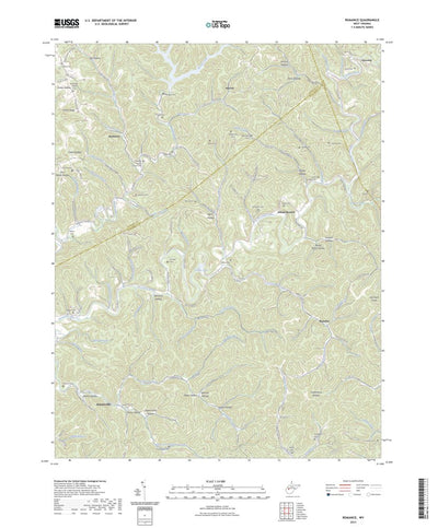 United States Geological Survey Romance, WV (2023, 24000-Scale) digital map