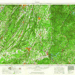 United States Geological Survey Rome, GA-AL-TN-NC (1963, 250000-Scale) digital map