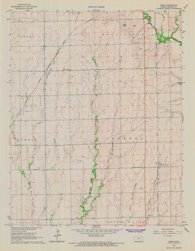 United States Geological Survey Rome, KS (1965, 24000-Scale) digital map