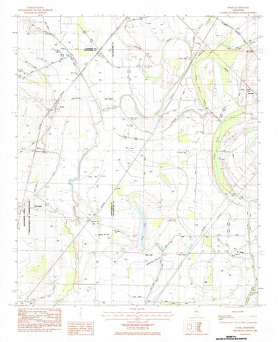 United States Geological Survey Rome, MS (1983, 24000-Scale) digital map