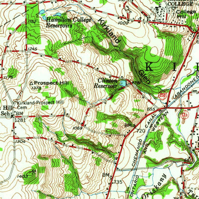 United States Geological Survey Rome, NY (1947, 62500-Scale) digital map
