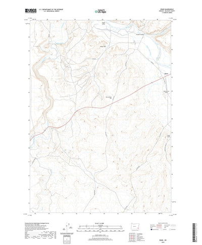 United States Geological Survey Rome, OR (2020, 24000-Scale) digital map