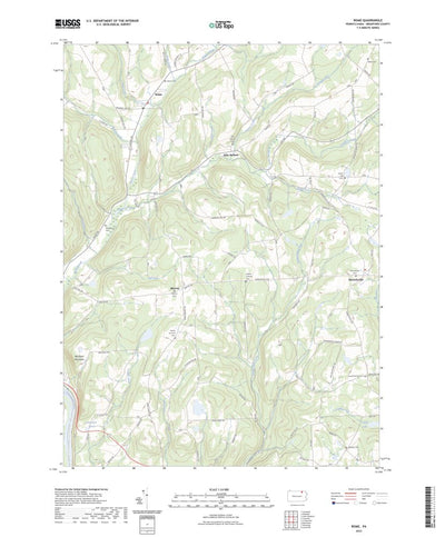United States Geological Survey Rome, PA (2023, 24000-Scale) digital map