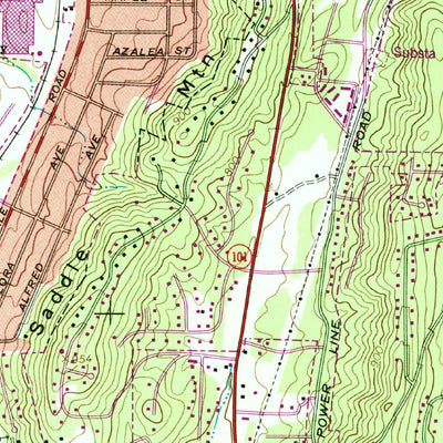 United States Geological Survey Rome South, GA (1968, 24000-Scale) digital map