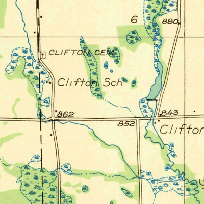 United States Geological Survey Romeo, MI (1936, 31680-Scale) digital map