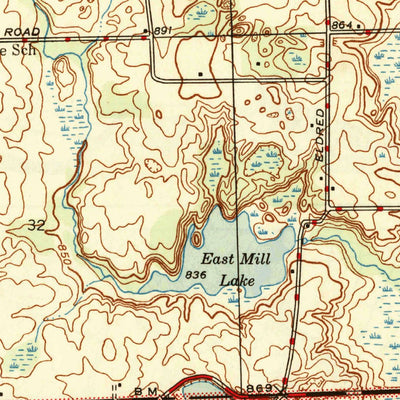 United States Geological Survey Romeo, MI (1945, 24000-Scale) digital map