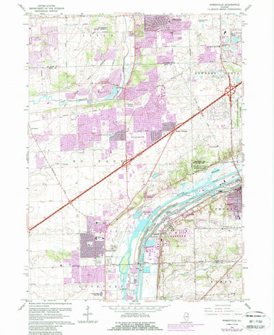 United States Geological Survey Romeoville, IL (1962, 24000-Scale) digital map