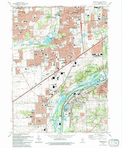 United States Geological Survey Romeoville, IL (1993, 24000-Scale) digital map