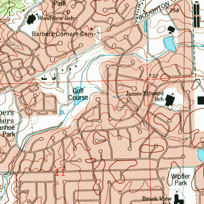 United States Geological Survey Romeoville, IL (1993, 24000-Scale) digital map