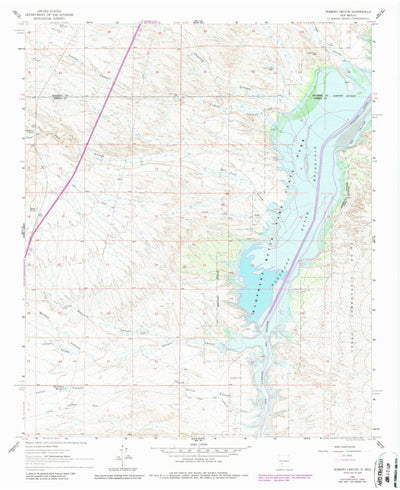 United States Geological Survey Romero Canyon, NM (1961, 24000-Scale) digital map