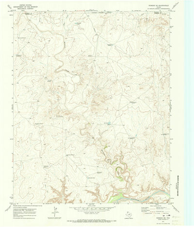 United States Geological Survey Romero SE, TX (1971, 24000-Scale) digital map