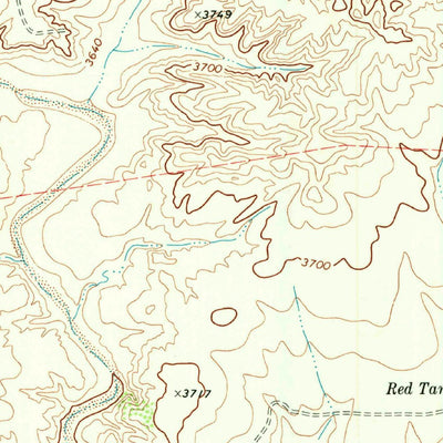 United States Geological Survey Romero SE, TX (1971, 24000-Scale) digital map