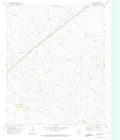 United States Geological Survey Romero, TX (1971, 24000-Scale) digital map