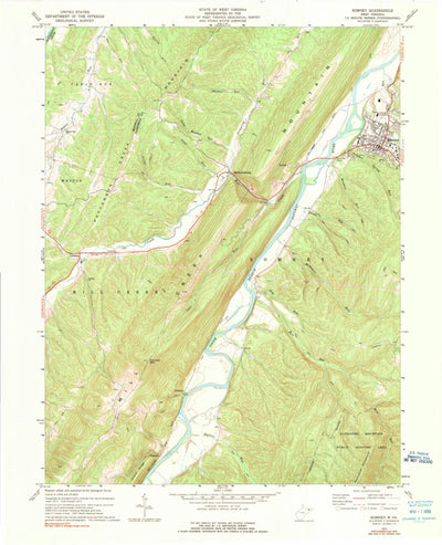 United States Geological Survey Romney, WV (1973, 24000-Scale) digital map