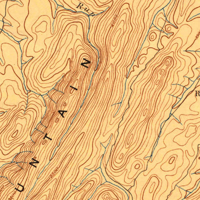 United States Geological Survey Romney, WV-VA-MD (1891, 125000-Scale) digital map