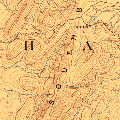 United States Geological Survey Romney, WV-VA-MD (1891, 125000-Scale) digital map