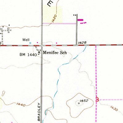 United States Geological Survey Romoland, CA (1953, 24000-Scale) digital map
