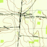 United States Geological Survey Romulus, NY (1943, 31680-Scale) digital map