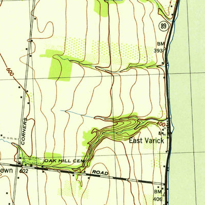 United States Geological Survey Romulus, NY (1943, 31680-Scale) digital map