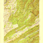 United States Geological Survey Roncererte, WV-VA (1952, 62500-Scale) digital map
