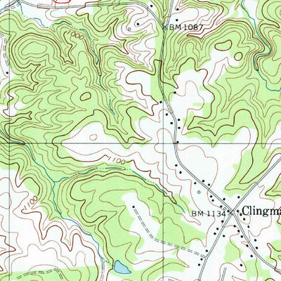 United States Geological Survey Ronda, NC (1997, 24000-Scale) digital map