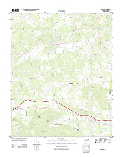 United States Geological Survey Ronda, NC (2013, 24000-Scale) digital map