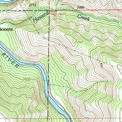 United States Geological Survey Rondowa, OR (1995, 24000-Scale) digital map