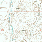 United States Geological Survey Rongis Reservoir SE, WY (1952, 24000-Scale) digital map