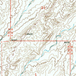 United States Geological Survey Rongis Reservoir SE, WY (1952, 24000-Scale) digital map