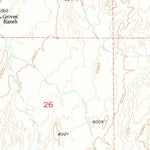 United States Geological Survey Rongis Reservoir, WY (1952, 24000-Scale) digital map