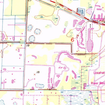 United States Geological Survey Rood, FL (1948, 24000-Scale) digital map